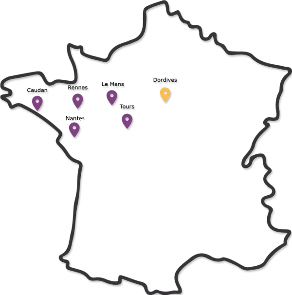 Carte de l'agence SAS ESPACE BTP